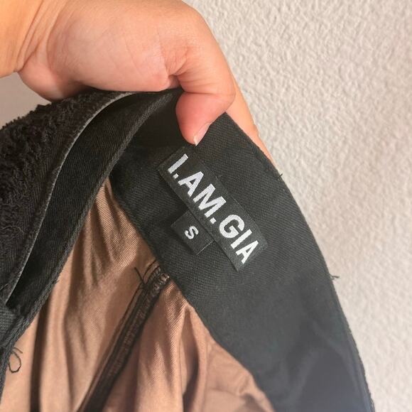 I.AM.GIA Kasmir Distressed Jeans W/ Belt Small Punk Goth LA Streetwear - Picture 5 of 5